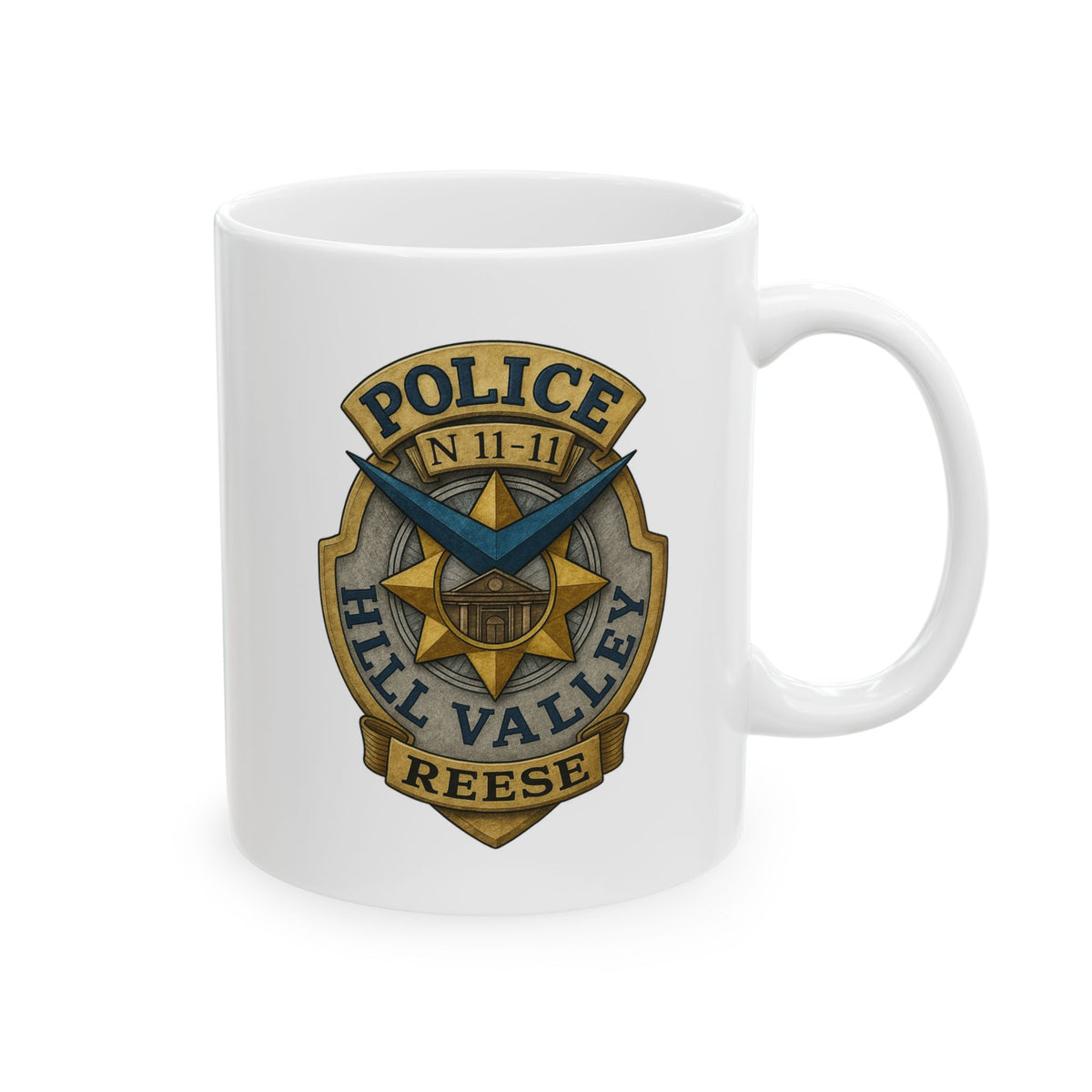 Hill Valley Officer Reese Mug