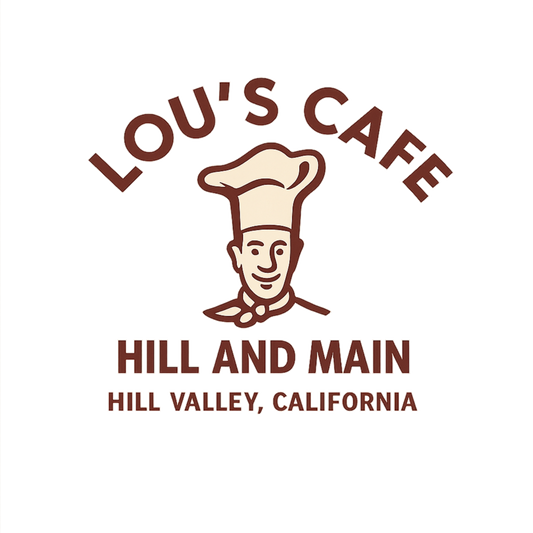 Lou's Cafe Hill Valley Tee