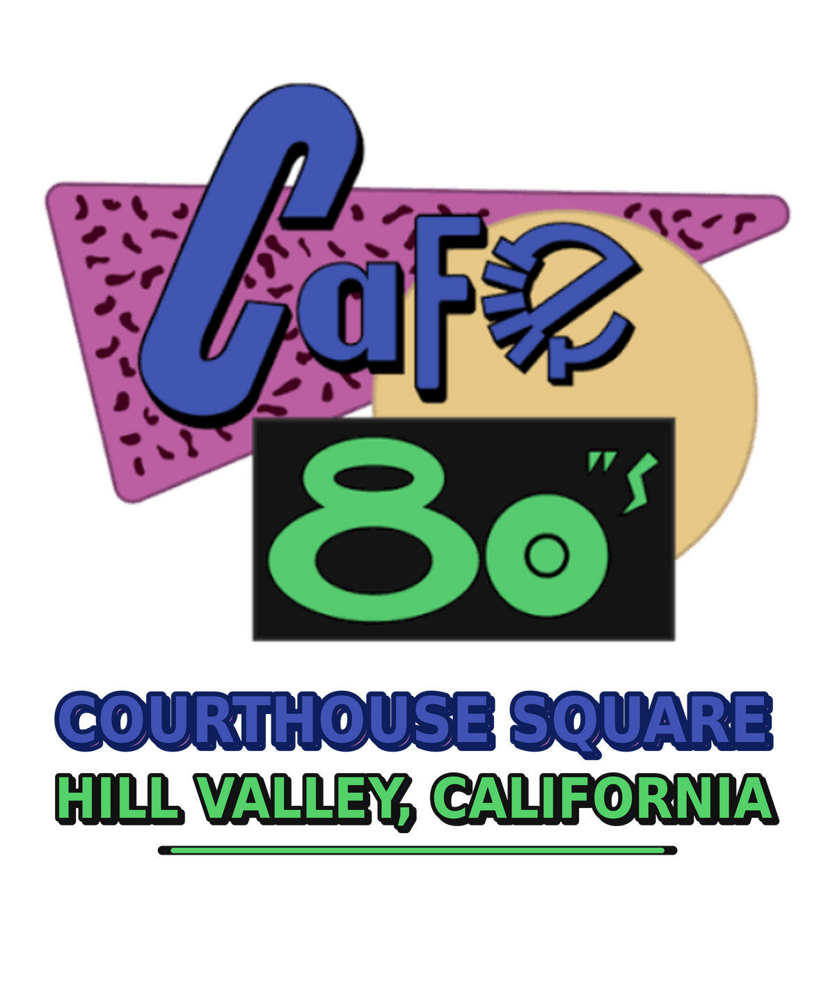Café 80's Hill Valley Tee